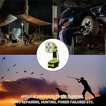 Amazon.co.jp: YEX-BUR 12W 1120LM LED ワークライト Ryo 18v