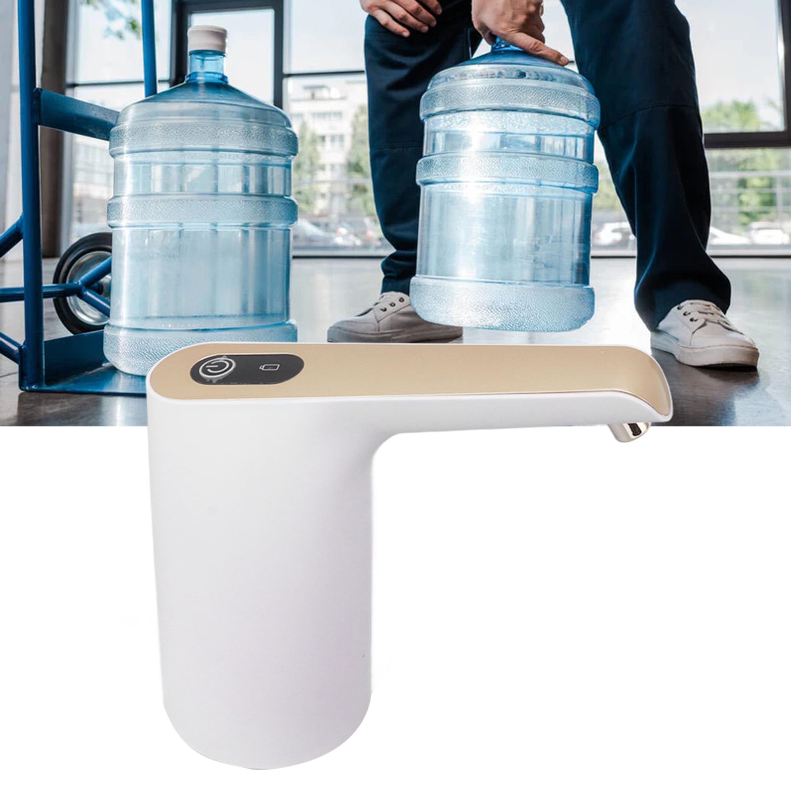 TOPINCN Water Bottle Pump Water Bottle Pump Freshmatic Automatic Pump Home Electrico Electronic USB Pump Household Charging for Bottled Water Kitchen