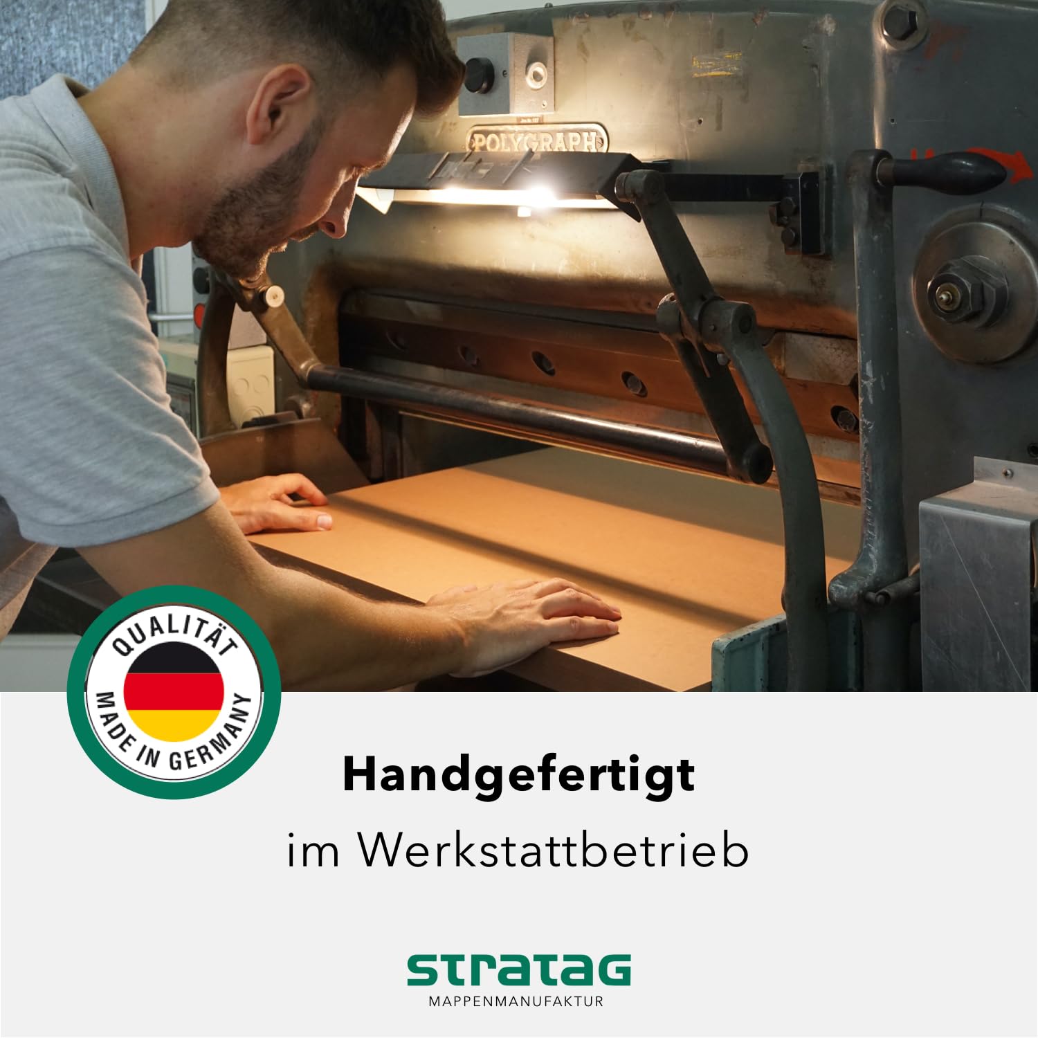 Präsentationsmappe A4 Königsblau (40 Stück) - sehr stabiler 350 g/m² Naturkarton - Dokumentenmappe A4 direkt vom Hersteller STRATAG - Urkundenmappe für Angebote, Exposés, Projekte & Geschäftsberichte