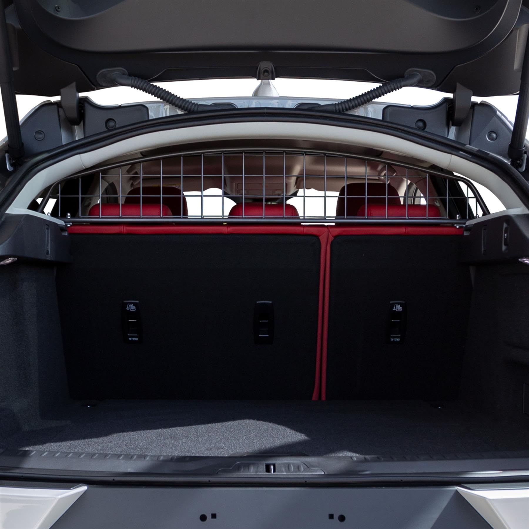 Travall Dog Guard compatible with Jaguar I-Pace (2018-Current) Vehicle Specific Boot Guard Tailored Fit Luggage Pet Barrier Separator Heavy Duty Powder Coated Steel