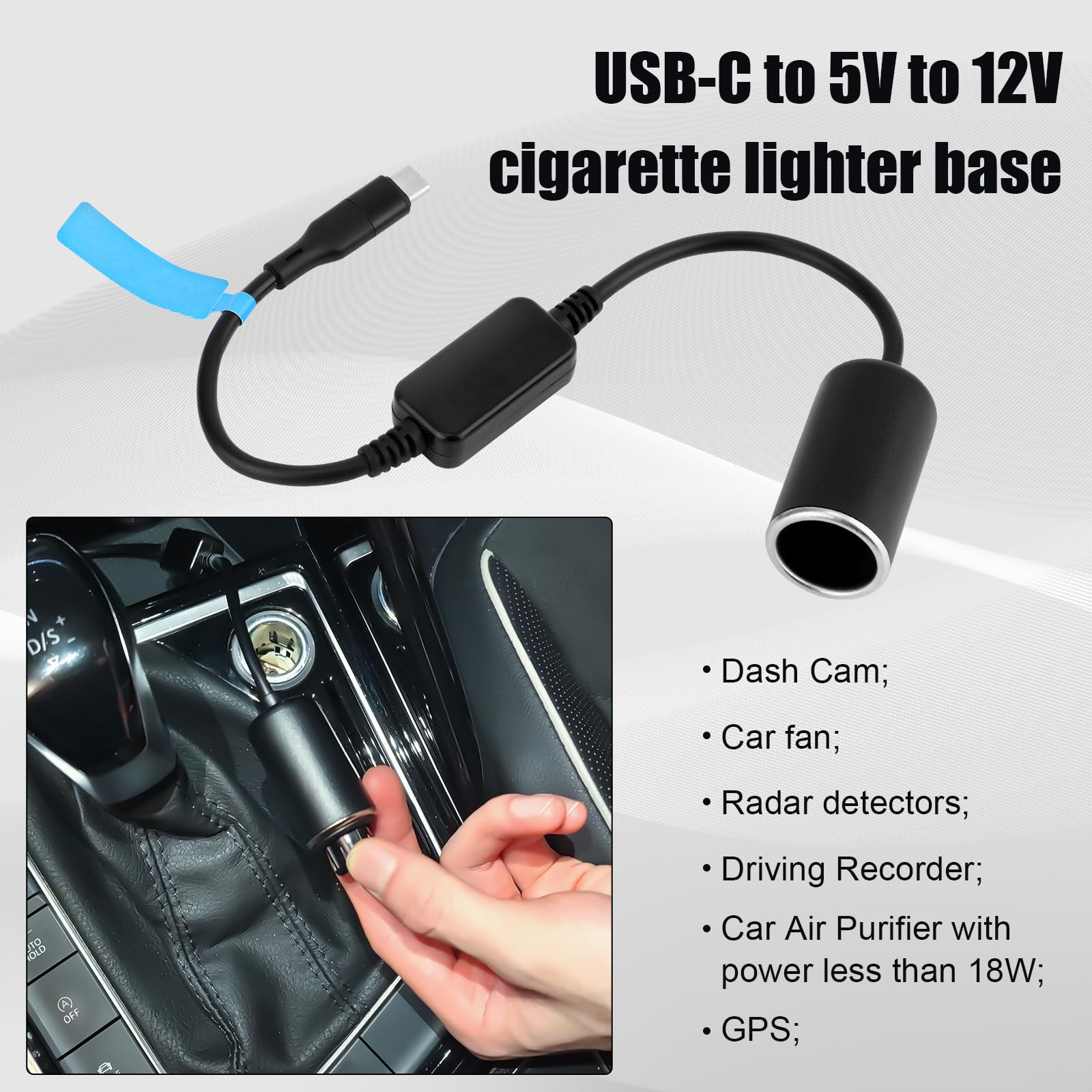 Amazon.com: Anker USB C to Cigarette Lighter Adapter