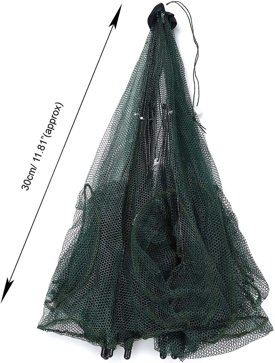 Noa Store New Fishing Bait Foldable Net Trap Cast Dip Cage Crab Fish Minnow Crawdad Shrimp