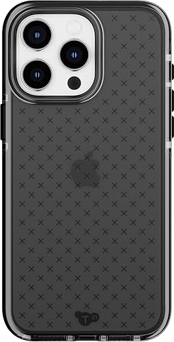 Tech21 Evo Check - Funda para iPhone 15 Pro Max, protección contra impactos, color ahumadonegro disponible en Yaxa Colombia