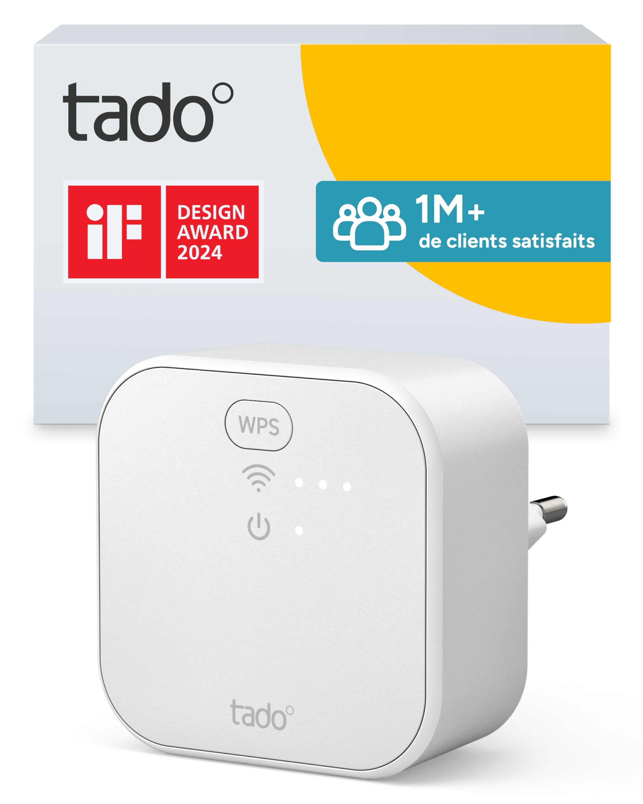 tado° Bridge X, Thread Border Router et amplificateur de signal pour tado° X et d’autres appareils Thread dans le réseau smart home, pas compatible avec V3+ ou une version supérieure