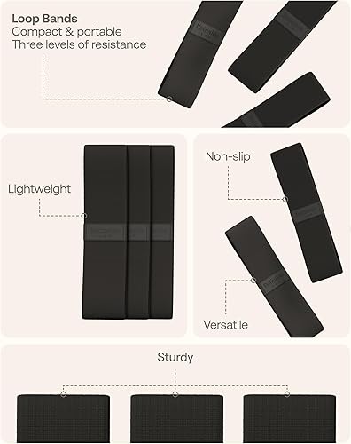 Miniatura 5 de BetterMe Kit esencial de pilates  Anillo de pilates, bandas de resistencia largas, bandas de bucle de pilates, pelota y más  Kit completo de pilates