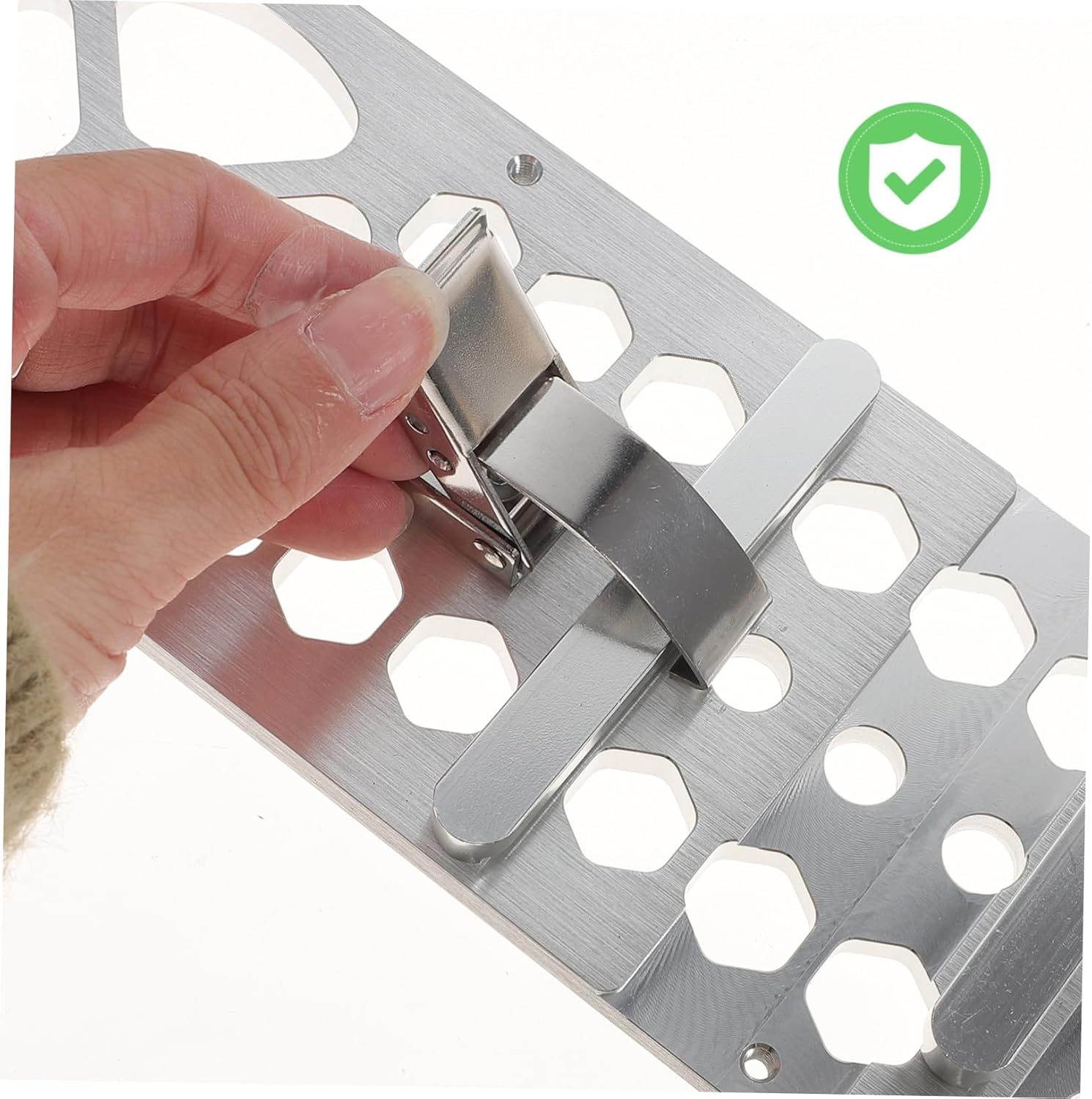 Circular Saw Guide Rail Angle Stop Cnc Milled Aluminum Alloy Track Saw Accessory for Accurate Cutting and Easy Installation Compatible and Systems