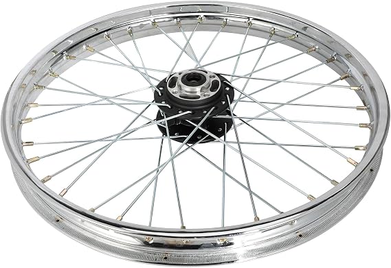 Front Wheel Rim for Hawk 250,21-1.6 Alloy Steel Motorcycle Hub Rims with Spoke for Hawk250/Hawk 250cc