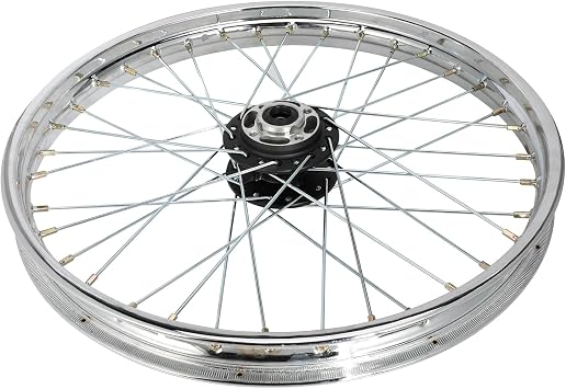 Front Wheel Rim for Hawk 250,21-1.6 Alloy Steel Motorcycle Hub Rims with Spoke for Hawk250/Hawk 250cc