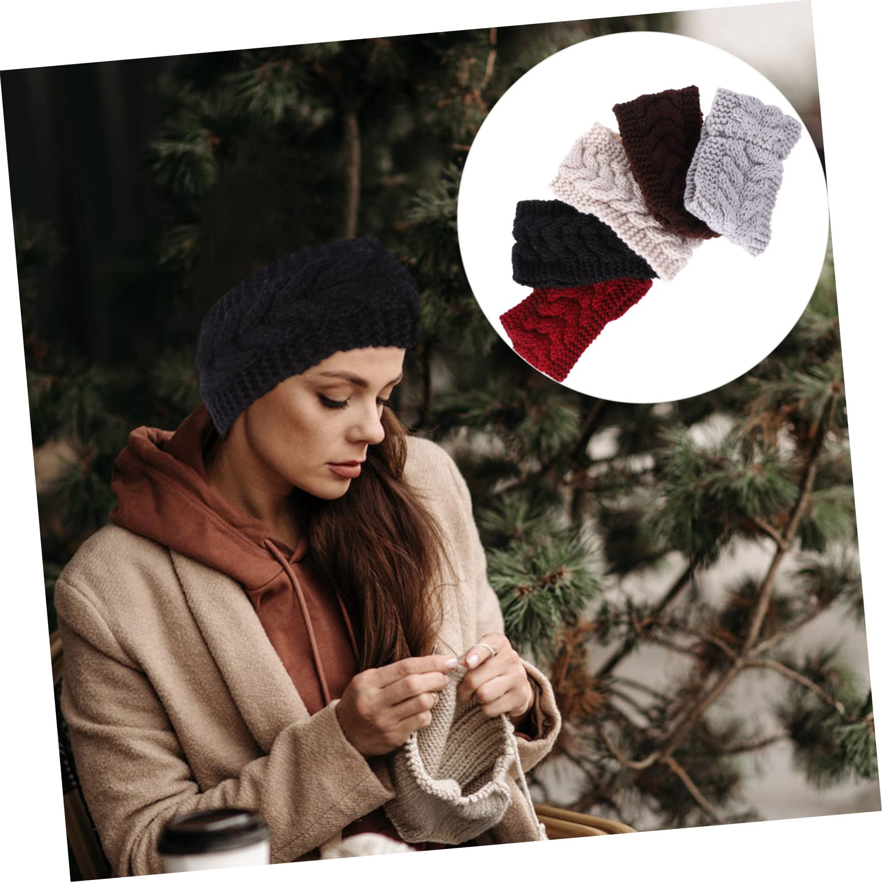 SHERCHPRY 10pièces Bandeaux Tricotés Chauds Et Confortables Protègent Oreilles pour Ski Randonnée Sports Hiver