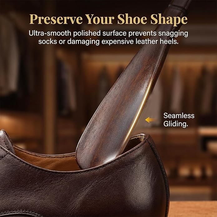 Calzador de Zapatos de Madera 31.8 cm miniatura 6