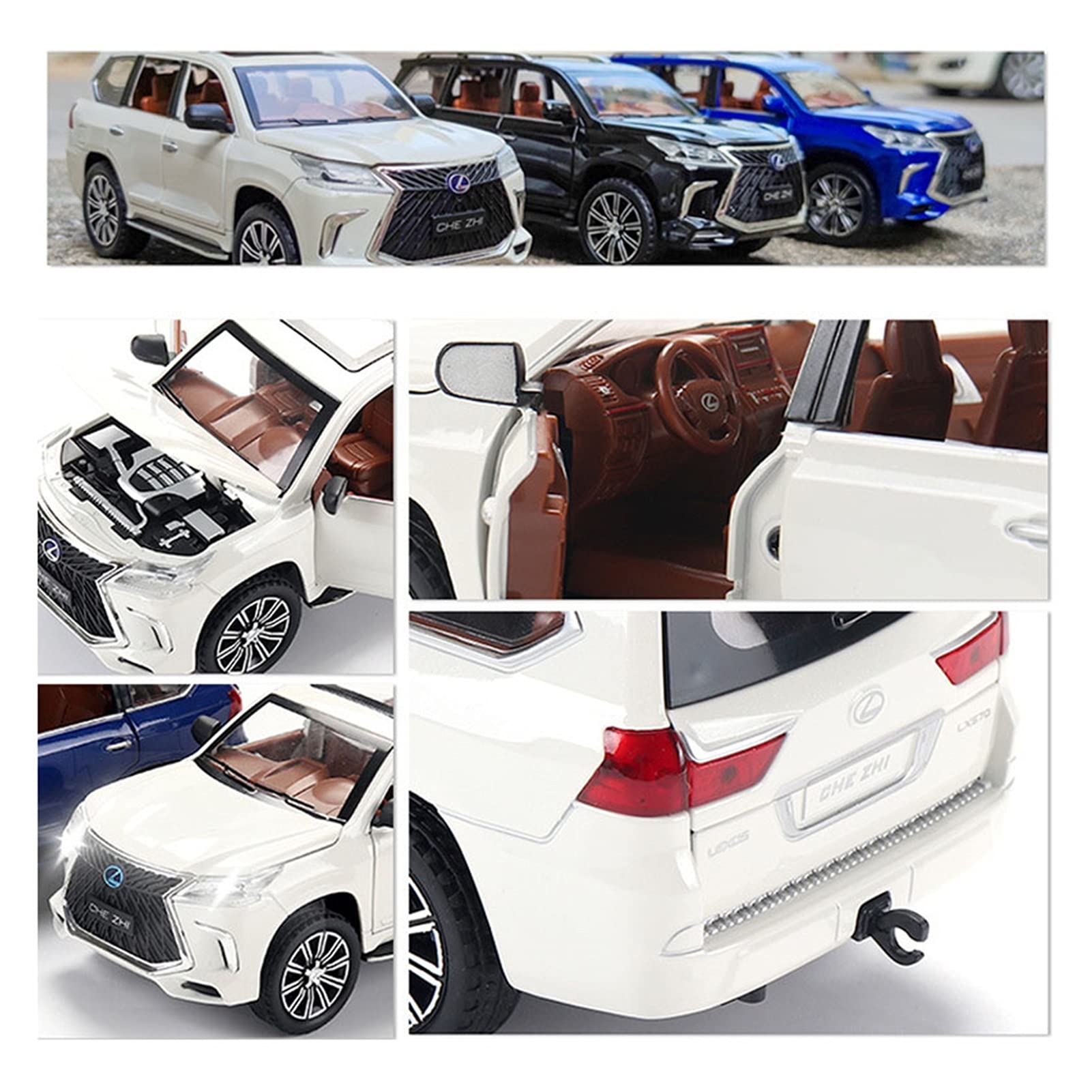 レクサス　Lx LX モデルカー SUV ミニカー Amazon.co.jp: ミニカー スケールモデルカー 1/24 レクサス LX570 SUV