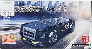 BLACK CAR MODEL NO.DAWN 385PCS: Sleek Luxury Vehicle Building Set for Automotive Enthusiasts