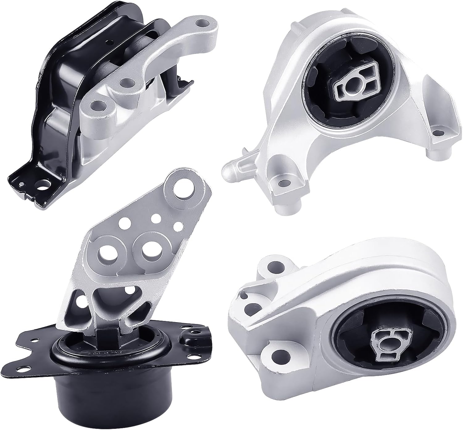 Engine Motor Mount Set & Trans Mount Compatible with 2010-2017 Chevrolet Equinox , GMC Terrain 3.0L 3.6L V6, 4PCS, Replacement for A5553 A5554 A5633 A5705 A5707