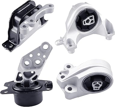 Engine Motor Mount Set & Trans Mount Compatible with 10-12 Equinox 3.0L V6,13-17 Equinox 3.6L V6 , 10-17 GMC Terrain 3.6L V6,10-12 GMC Terrain 3.0L V6, Replacement for A5553 A5554 A5633 A5705 A5707