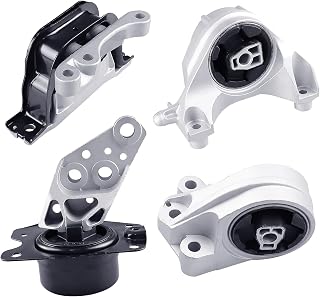 Engine Motor Mount Set & Trans Mount Compatible with 10-12 Equinox 3.0L V6,13-17 Equinox 3.6L V6 , 10-17 GMC Terrain 3.6L V6,10-12 GMC Terrain 3.0L V6, Replacement for A5553 A5554 A5633 A5705 A5707