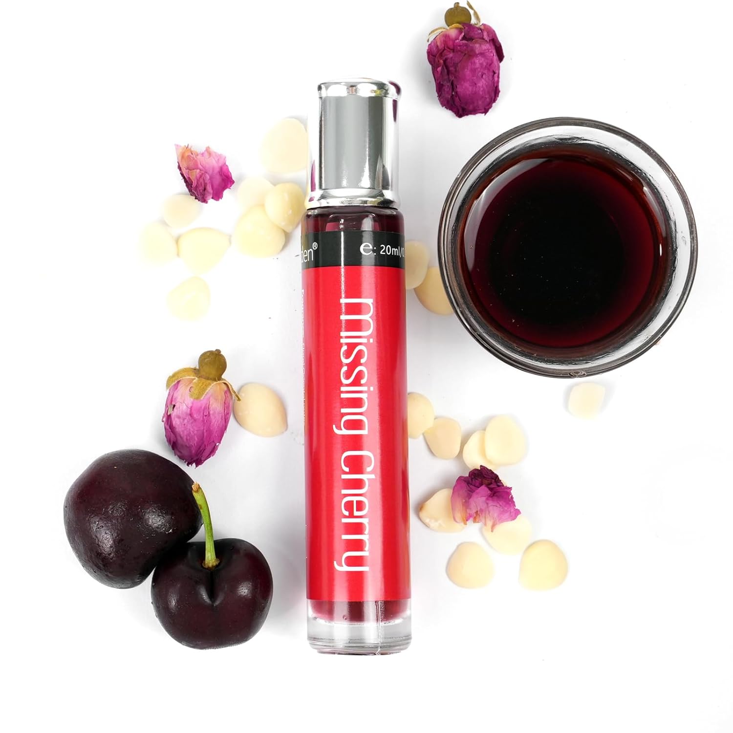 JGbaby Elegance Eau de Parfum Mini Inspired by Lost Cherry Long-lasting Daily Fragrance for Women, All Skin Types Travel-friendly 20ml Mist Spray Lasts 14-18 Hours