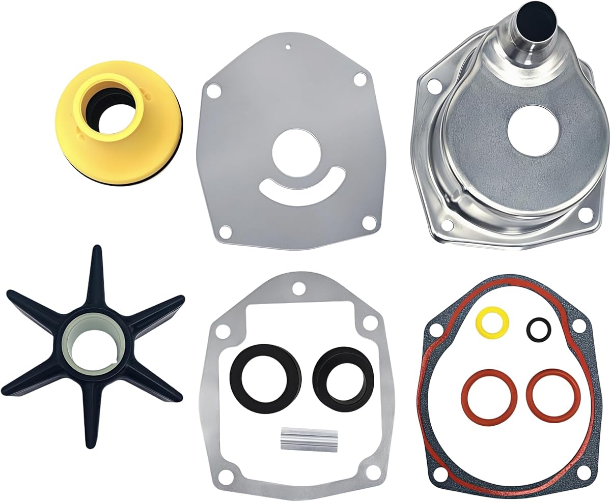 817275A5 Water Pump Impeller Kit for MerCruiser Alpha 1 Gen 2 Drive | Fits for Mercury Outboard 200 225 250 HP Motors & Stern/Out Drives, Replaces 817275Q05, 817275K05, 817275Q4, Sierra 18-3147
