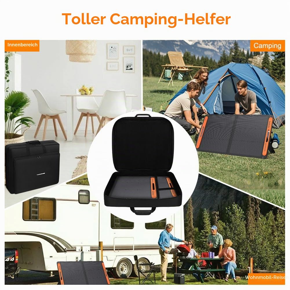 Aufbewahrungstasche für Solarpanel, Solarpanel Tasche Kompatibel mit Jackery SolarSaga 100W 100X 200W, Wasserfester Solarpanel-Rucksack für 2 Paneele, Passend für Panel bis zu 68x15x58cm