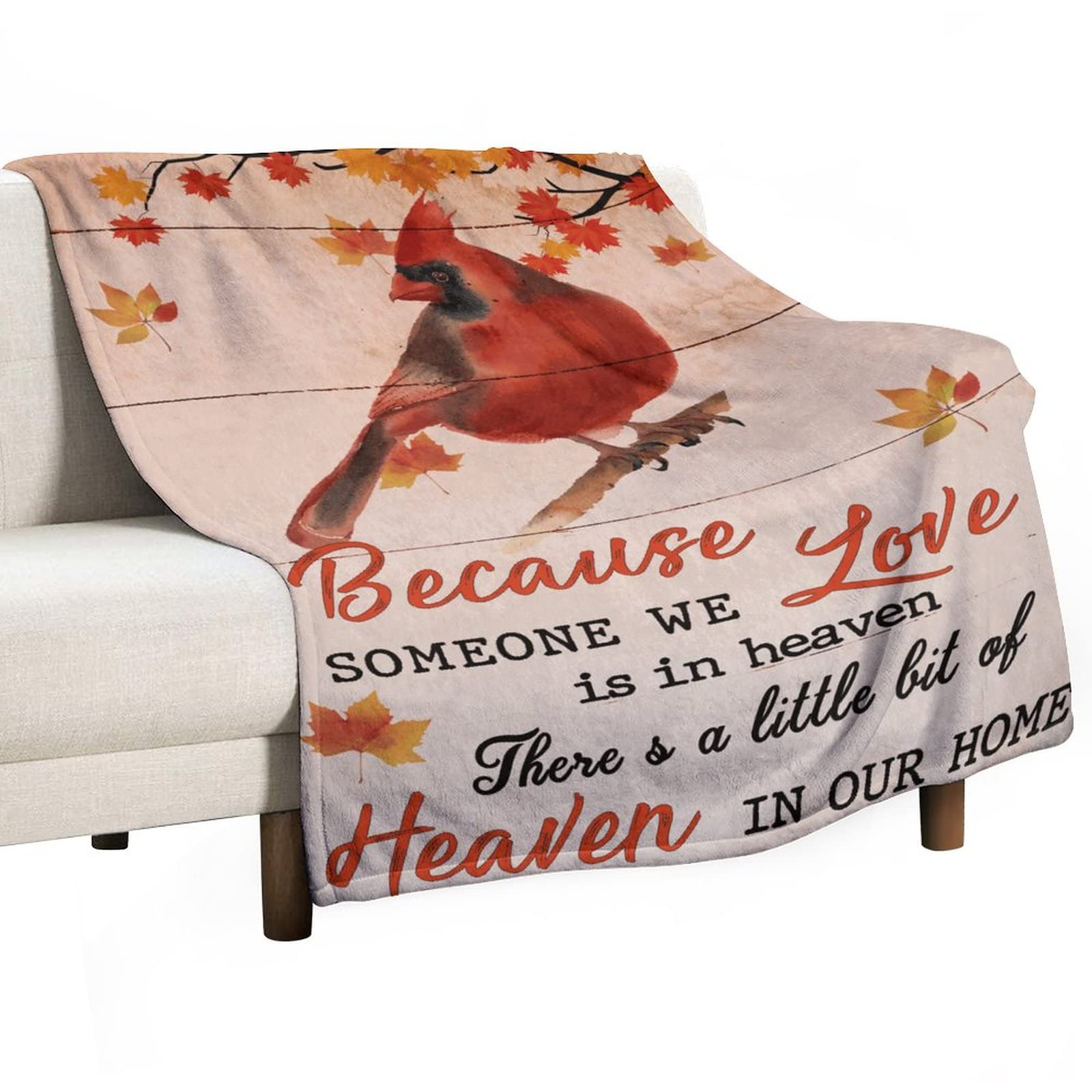 Couverture souvenir Because Someone We Love Is in Heaven pour deuil