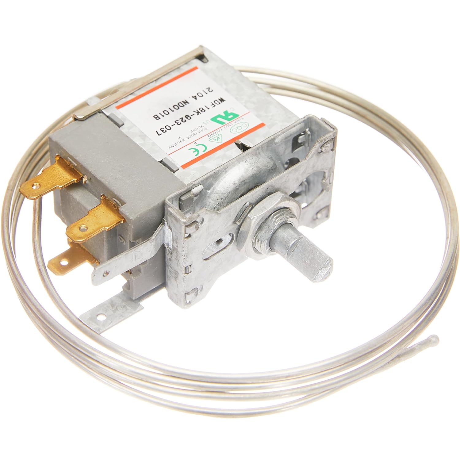 Product image of Universal Mini Fridge Thermostat Controller WDF18K-923-037, 2-Pin Refrigerator Temperature Control Compatible with WDF16/WDF18/WDF20, Cold Control for Refrigerator/Freezer