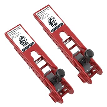Siding Installation Tools, Siding Mounting Kit, Compatible with 5/16-Inch Fiber Cement, Gauge Tool with Adjustable Reveals, Polycarbonate Body Red, 5/16-inch