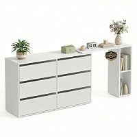 SONGMICS HOME Cassettiera Camera da Letto in Truciolato e MDF