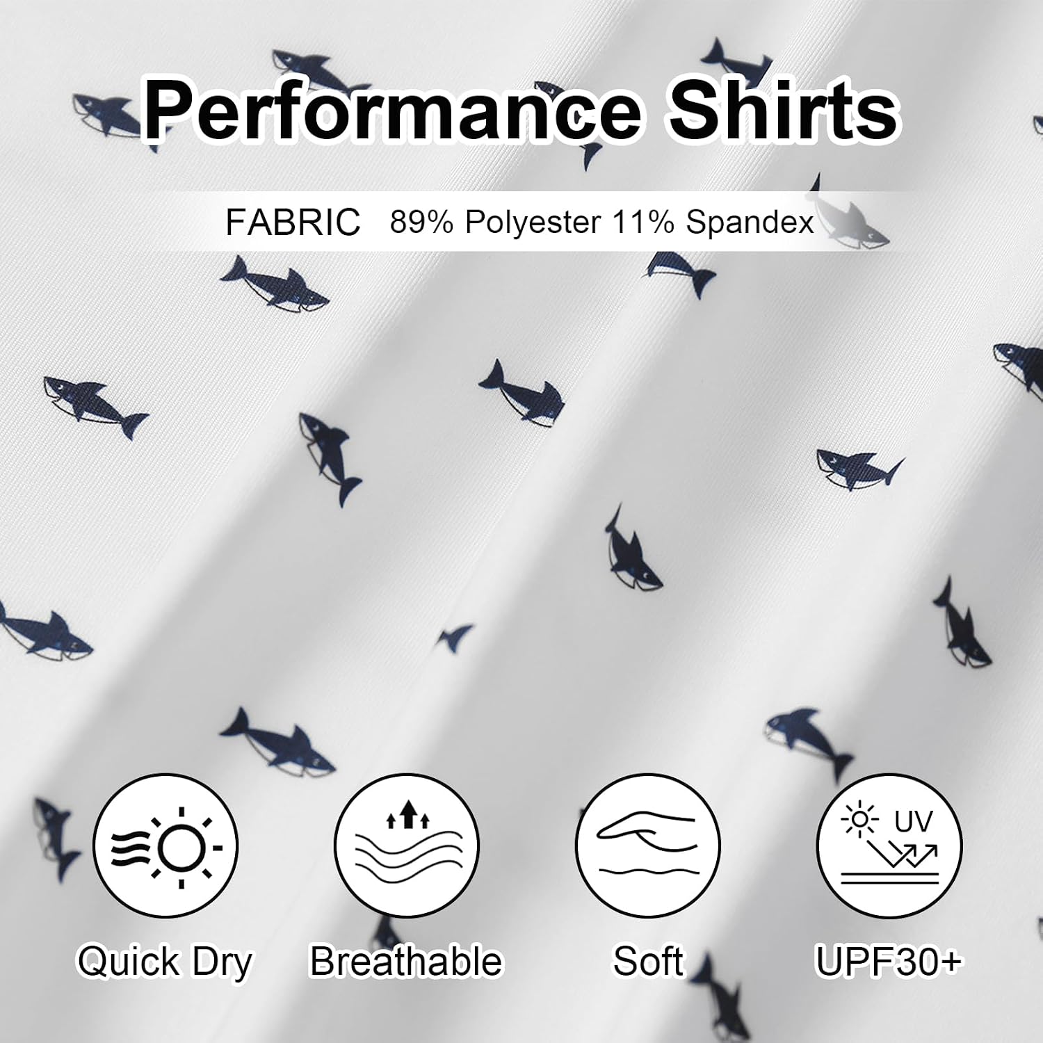 Men's Golf Polo Shirts - Moisture Wicking High Performance Short Sleeve Striped Collared Sports Casual Shirt