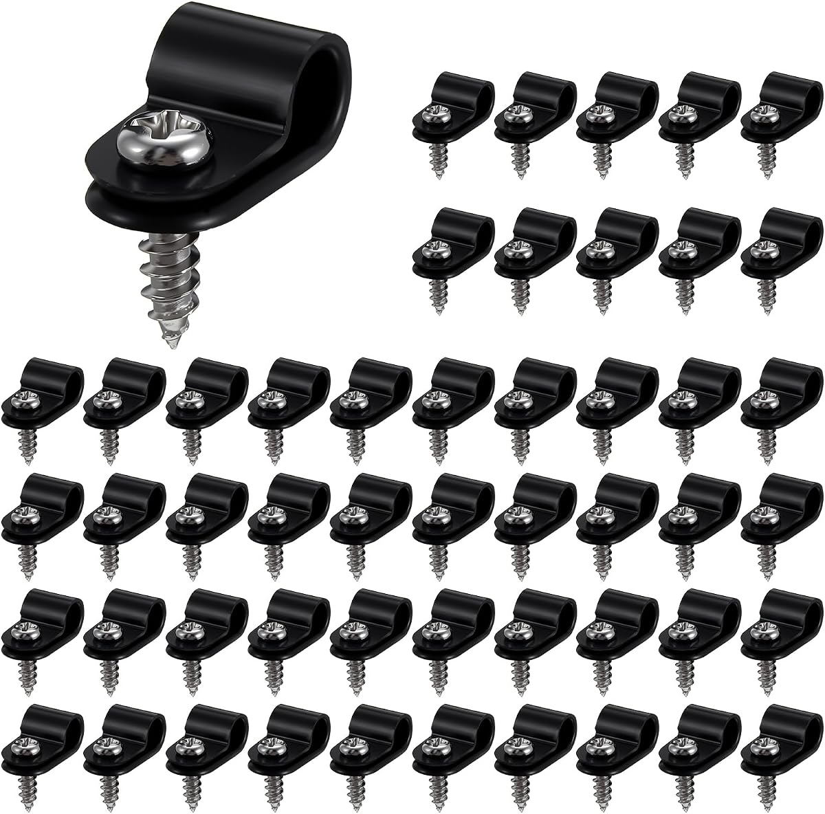 Mabor 50Pcs R Type Clips