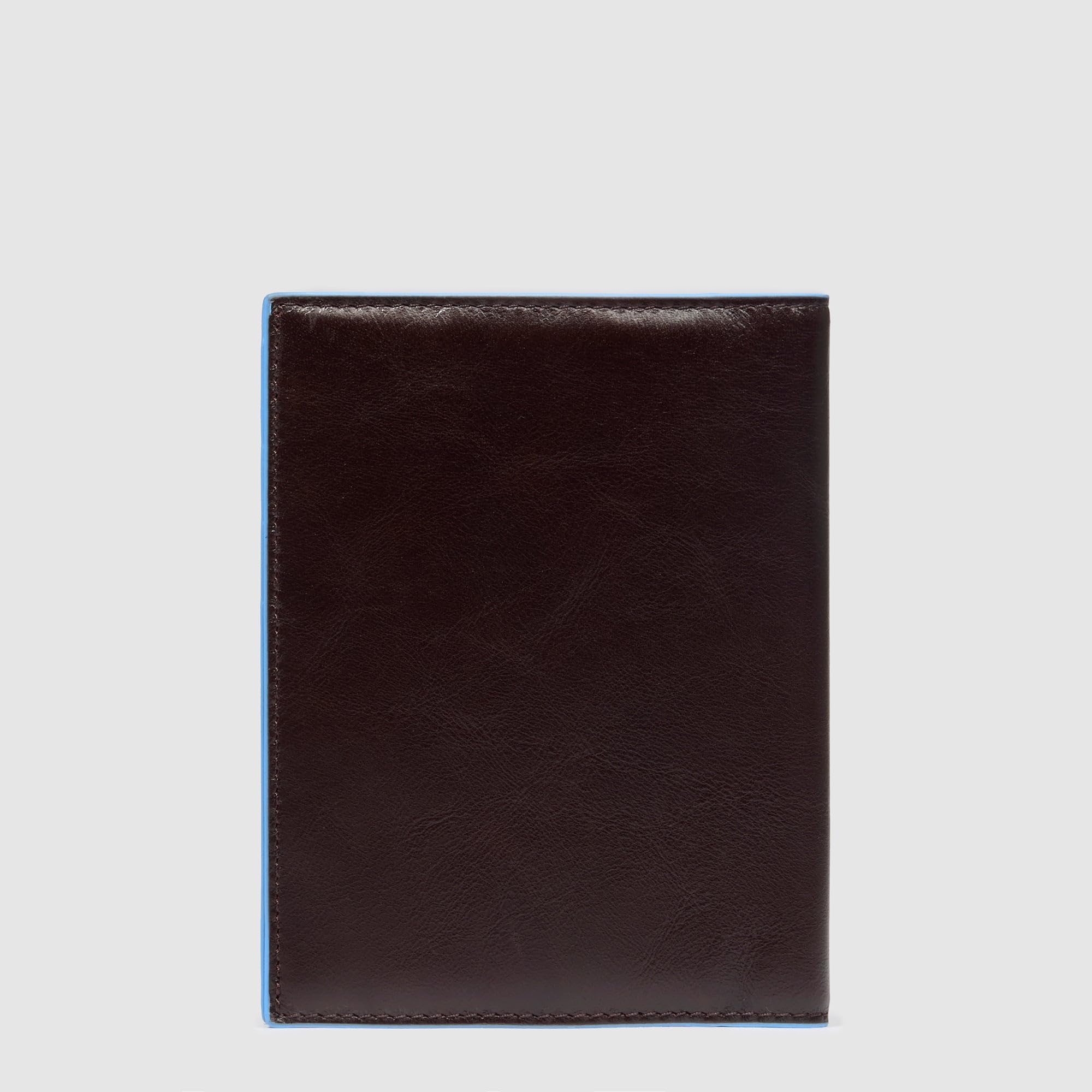 Piquadro - Karten und Reisepasshülle Blue Square aus Leder-Unisex-Mahagoni