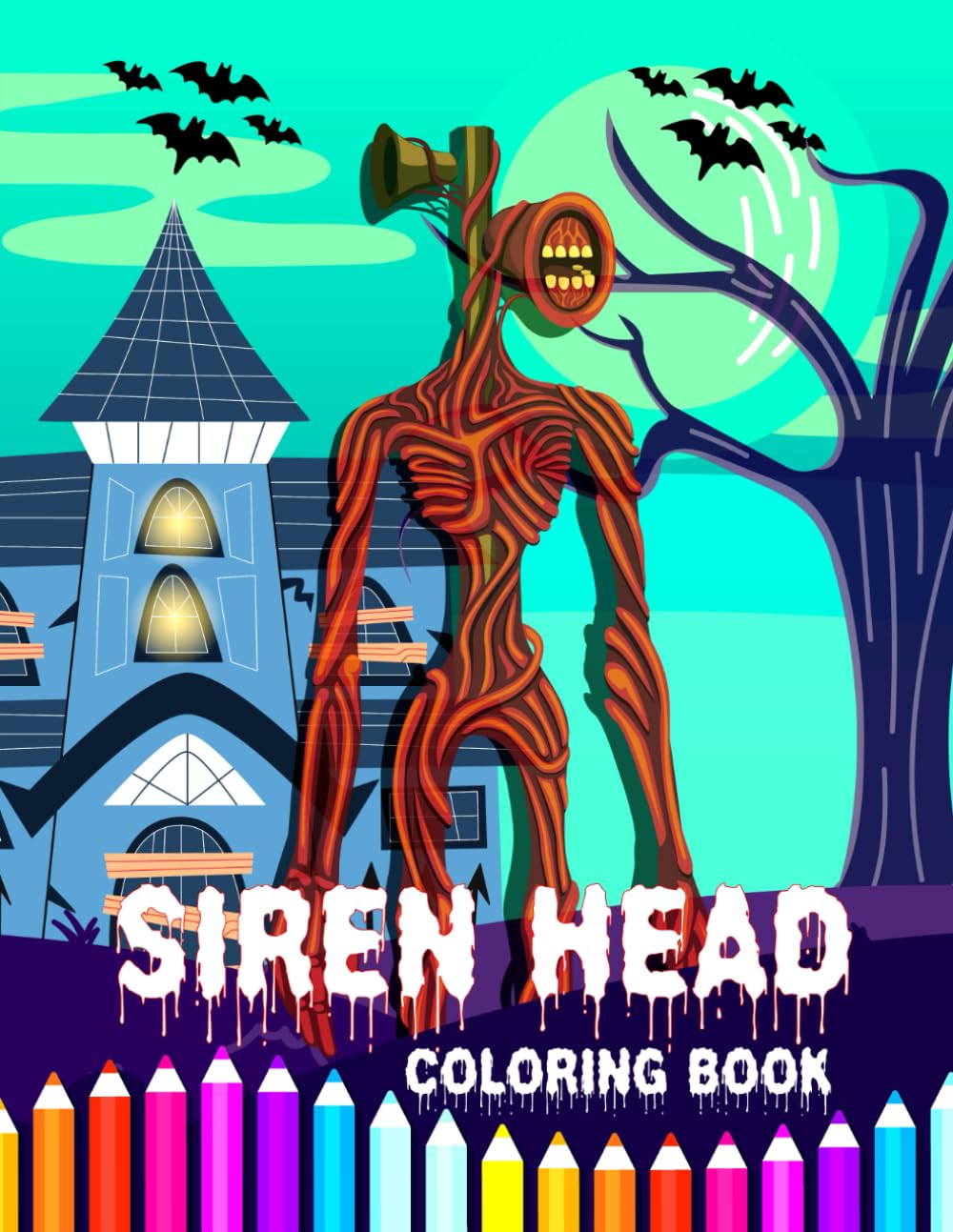 Siren Head Coloring Book: Horror Lover coloring book perfect for kids and adult Featuring Trevor Henderson's Creatures (gift for siren head lover) Paperback – June 11, 2022