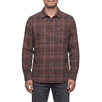 DANISH ENDURANCE Camicia Flanella Uomo, Cotone Biologico