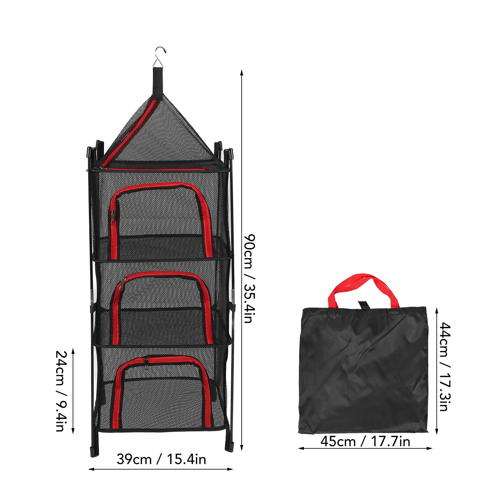 Suszarka na Zioła, 4-poziomowa Siatka Susząca, Wzmocniona
