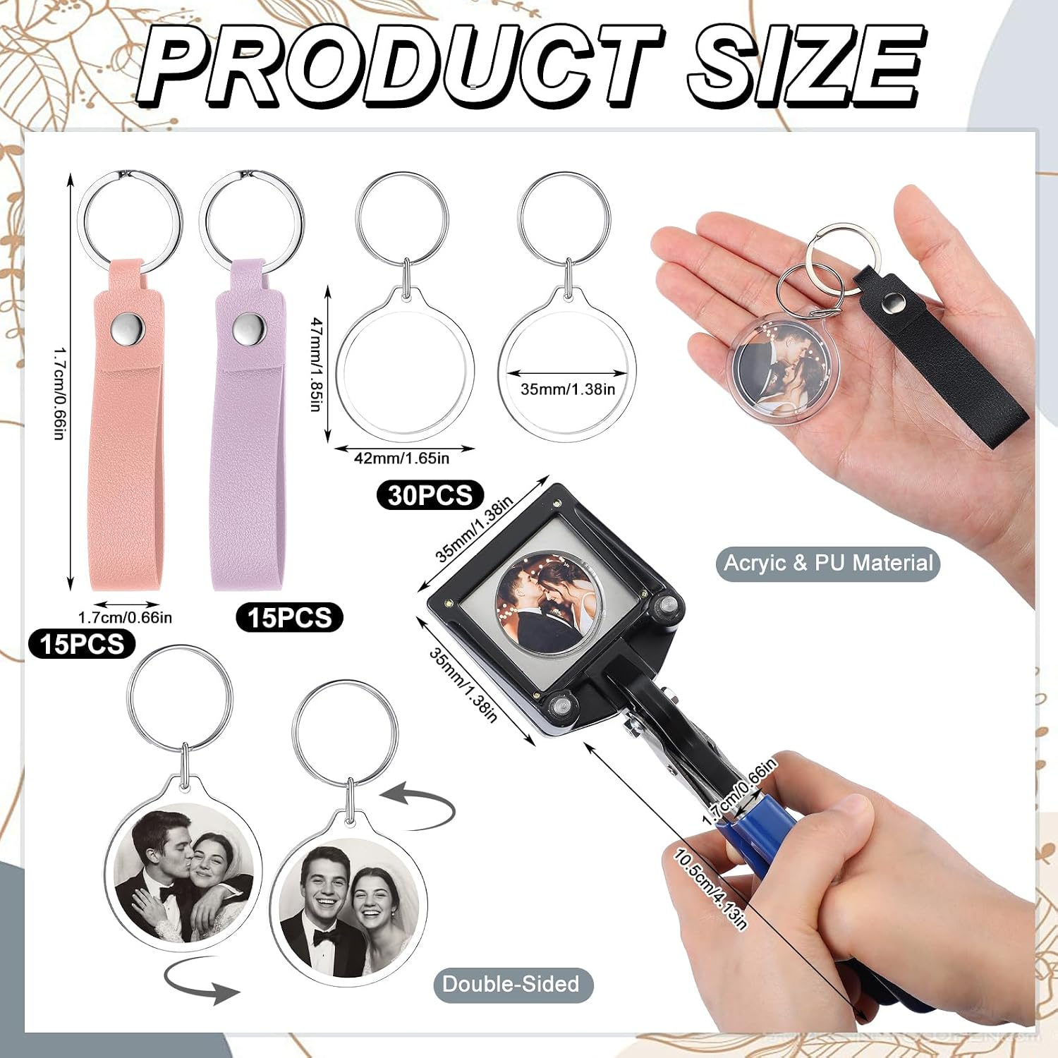 Photobooth Handheld Keychain Making Kit