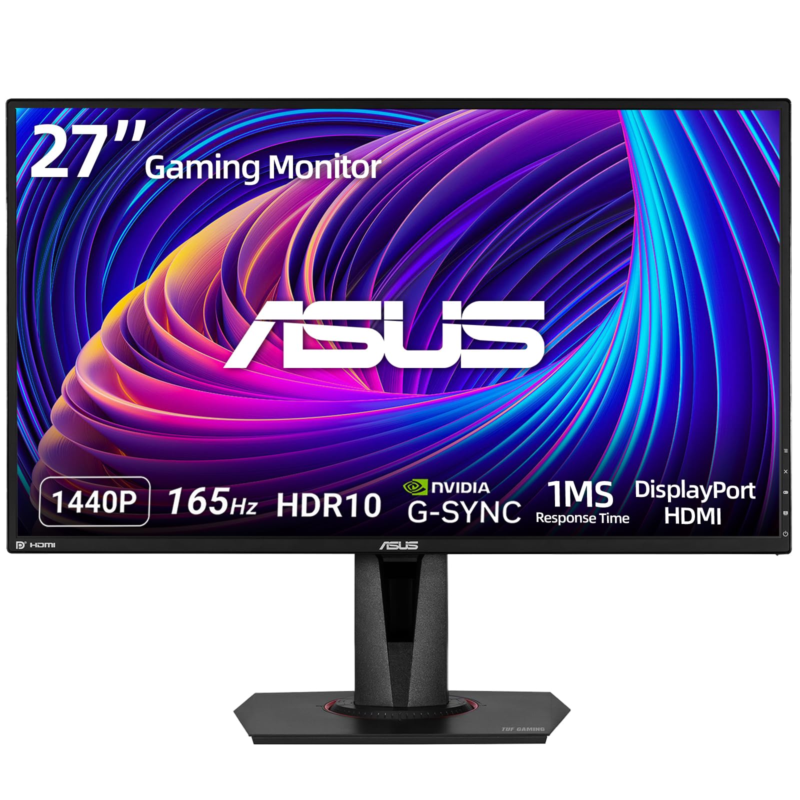 ASUS 27インチ ゲーミングモニター G-SYNC 165Hz Amazon.com: ASUS TUF 27