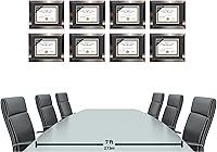 Vista 8 de Creative Picture Frames Carnegie - Marco de diploma de acero inoxidable con acabado de acero inoxidable de 12 x 16 pulgadas con vidrio negro