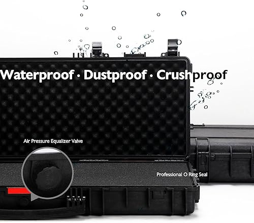 Miniatura 7 de Estuche para rifle, Mil-Spec, 3 capas de espuma de cubo de recogida y extracción de 43  54.3 pulgadas, 4  6 pestillos, IP67