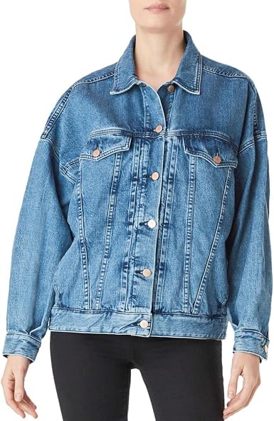Womens Drew Denim Oversized Jacket 