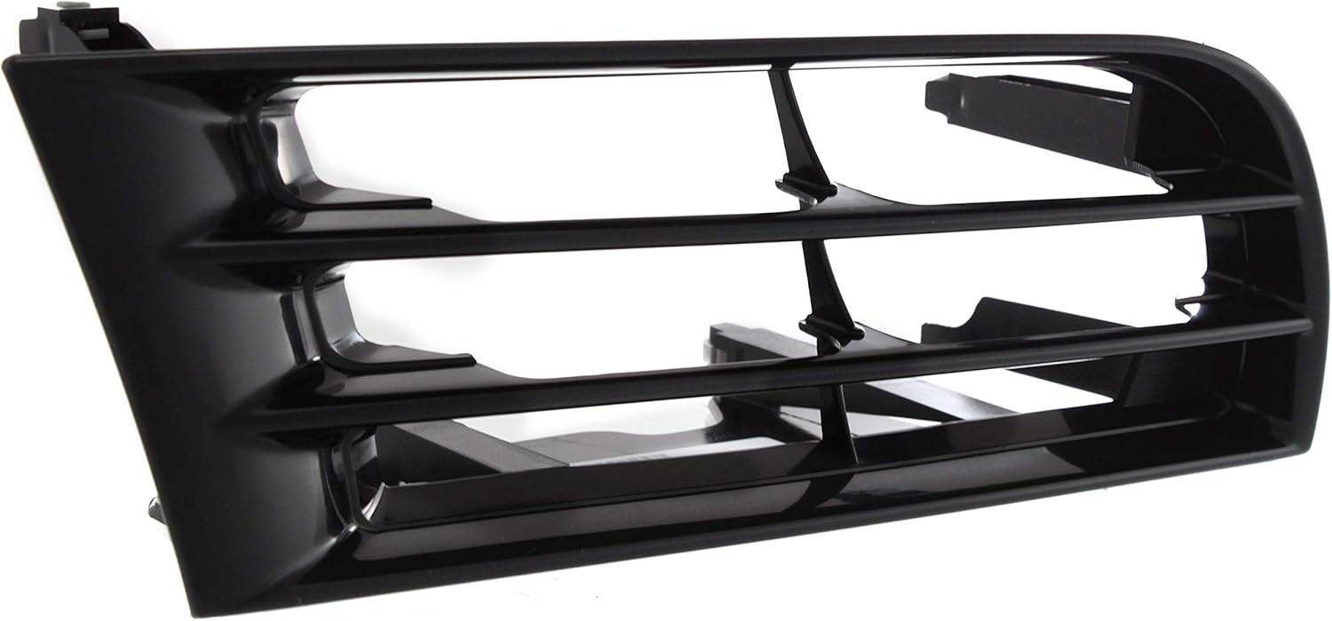 Evan-Fischer Grille Assembly Compatible with 2002-2003 Mitsubishi Galant Plastic Black Shell and Insert Driver Side