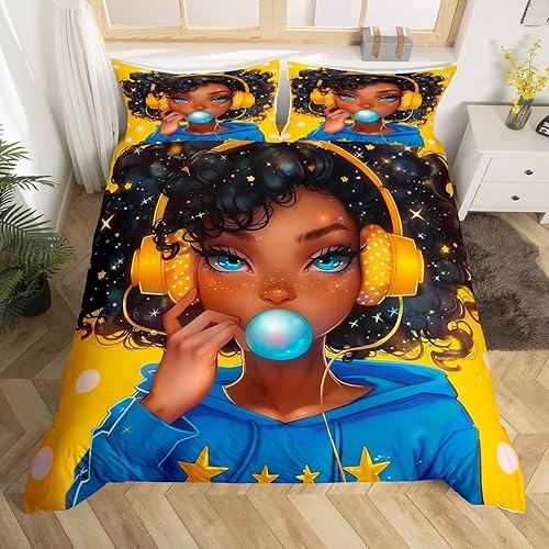 Vista 11 de Juego de funda de edredón de ajolote lindo para mujer, tamaño individual, 2 piezas, transpirable, caricatura, salamandra