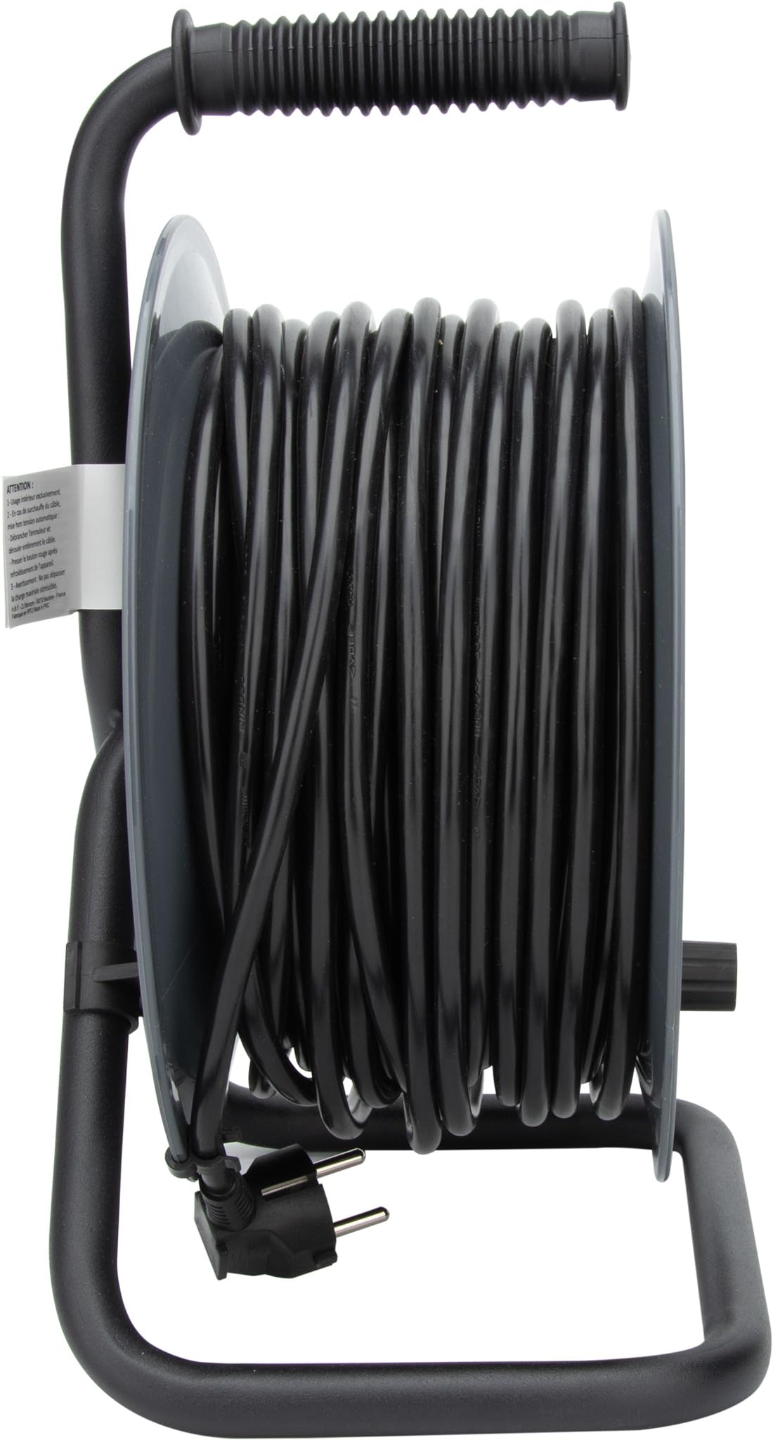 Lot de 6 prolongateurs 16A 2P T HO5VV-F 3G1,5mm² - Noir 10m - Zenitech