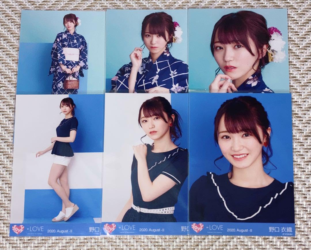 ＝LOVE イコラブ　生写真 24girls お渡し会 浴衣 野口衣織　ヒキ LOVE イコラブ生写真 24girls お渡し会 浴衣 佐々木舞香ヒキ