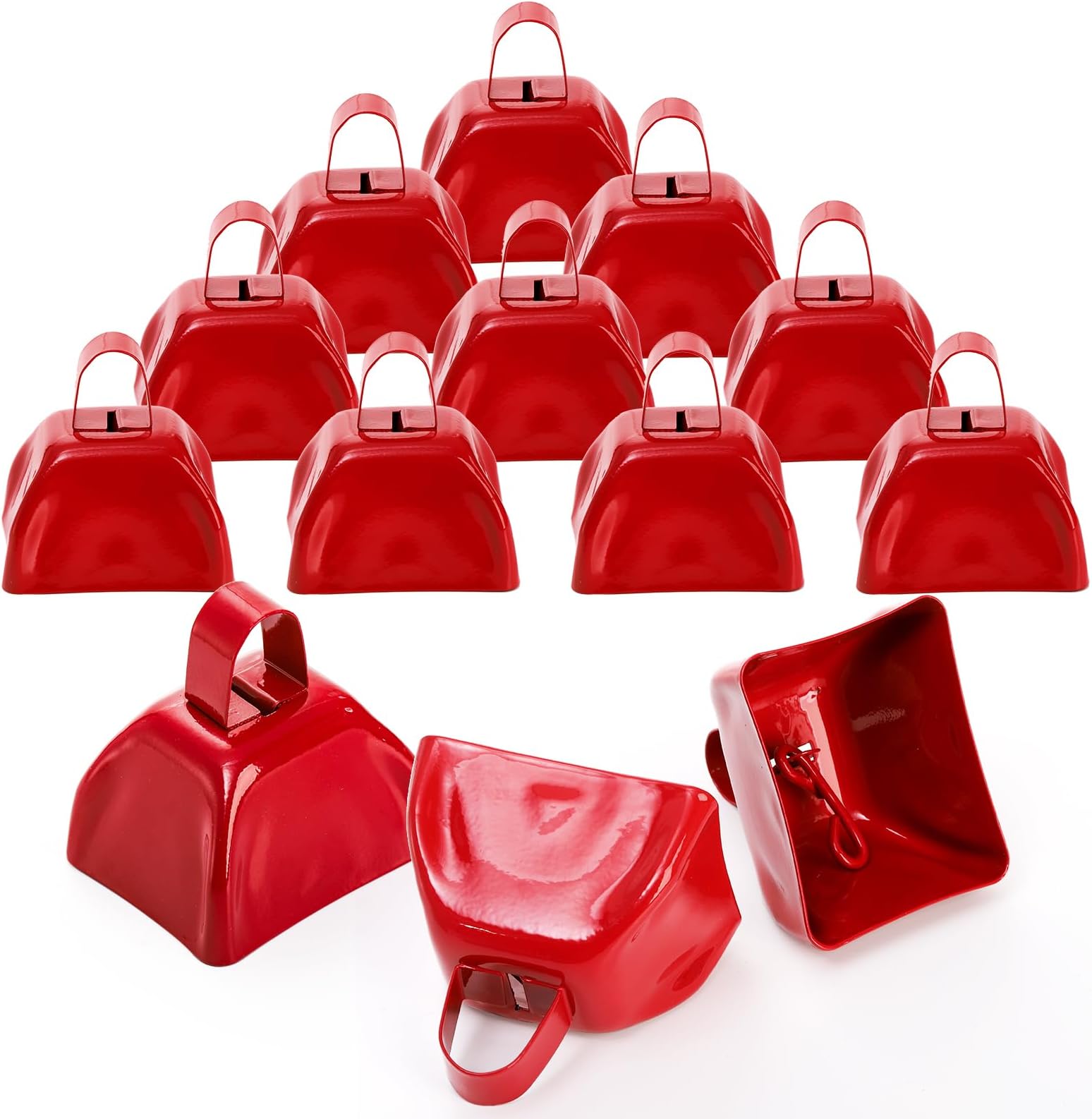 Amazon.com: Foraineam 12 Pcs Cow Bells, Metal Loud Call Bell Alarm ...