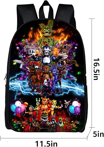 Miniatura 5 de ZEK Mochila de juego de dibujos animados Mochilas unisex Mochila de impresión 3d Deportes Bolsa de hombro doble Casual Daypacks, 1