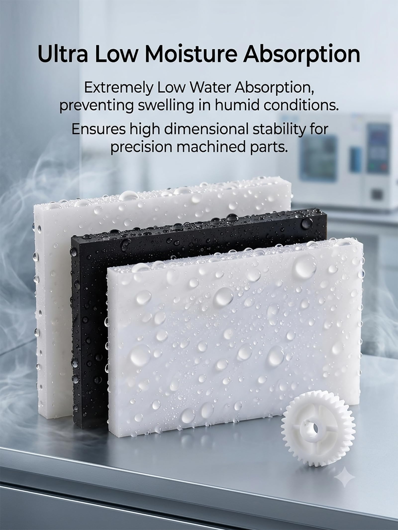 POM Acetal Kunststoffplatte Zerspanbar Technischer Kunststoff