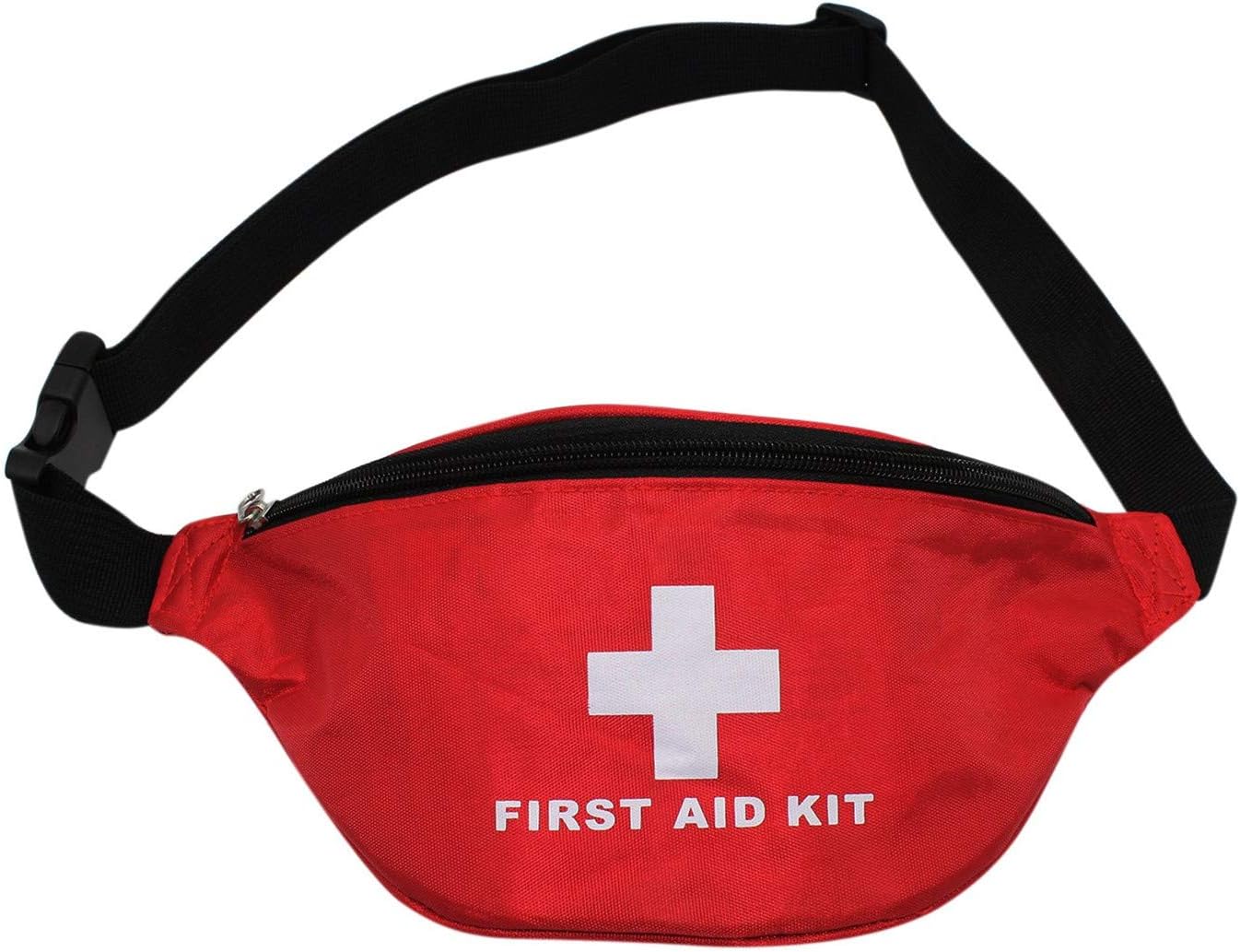 Aranticy First Aid Bag Waist Pack, Empty First Aid Kit Survival Fanny Pack Emergency Medical Hip Waist Bag Pouch Rescue Purse Pocket Pills Drugs Package Container Organizer for Travel Home Outdoor