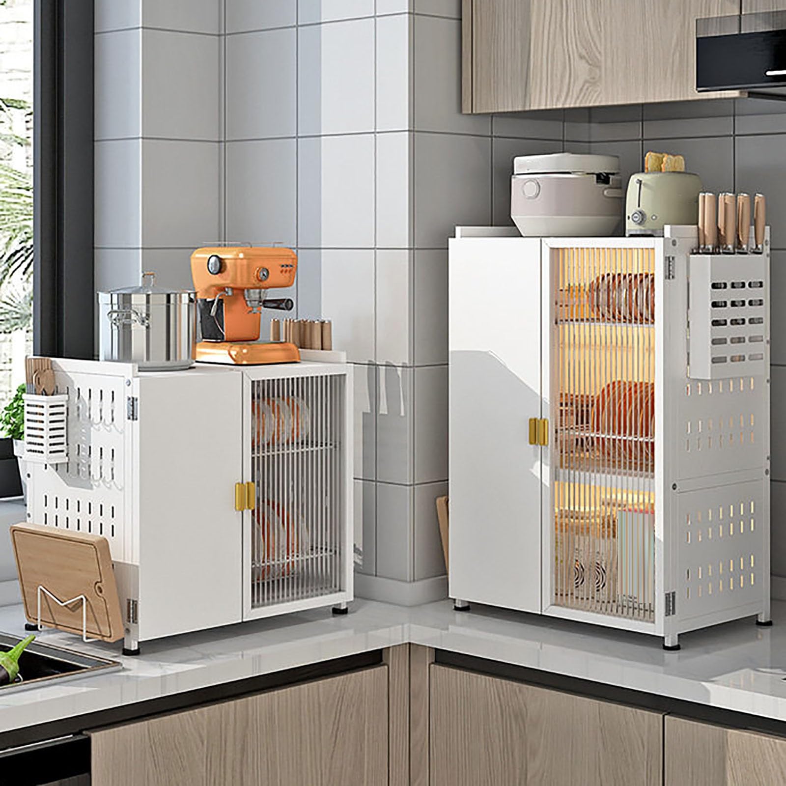Scolapiatti da cucina in metallo a 3 livelli, organizer salvaspazio e scaffale per piatti, tazze e utensili, elegante design nero per una conservazione efficiente della cucina