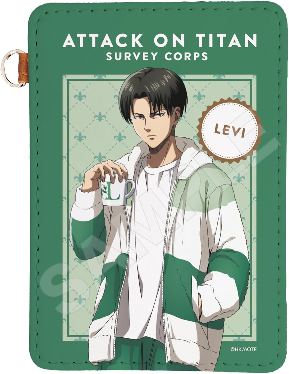 Attack on Titan Levi Leather Pass Case [Pajamas]