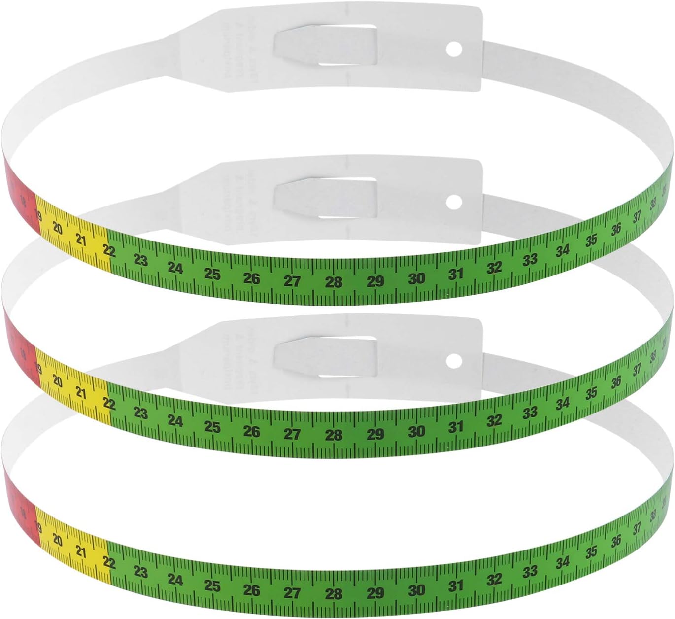 HEALLILY3pcs/ A Set Baby Head Measure Measuring Tape Reusable Toddler Infant Head Body Arm Circumference Tapes