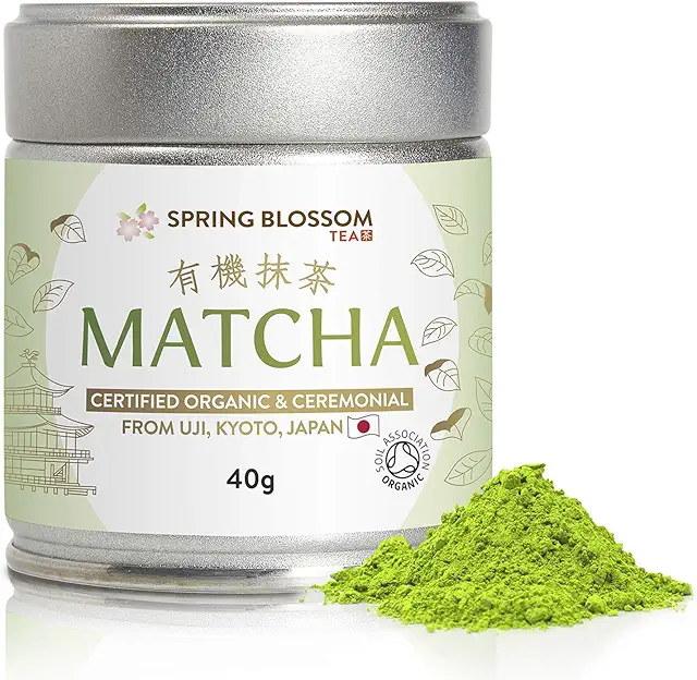 Organic Ceremonial Matcha Powder - 40g Japanese Uji First Harvest, Vegan Superdrink