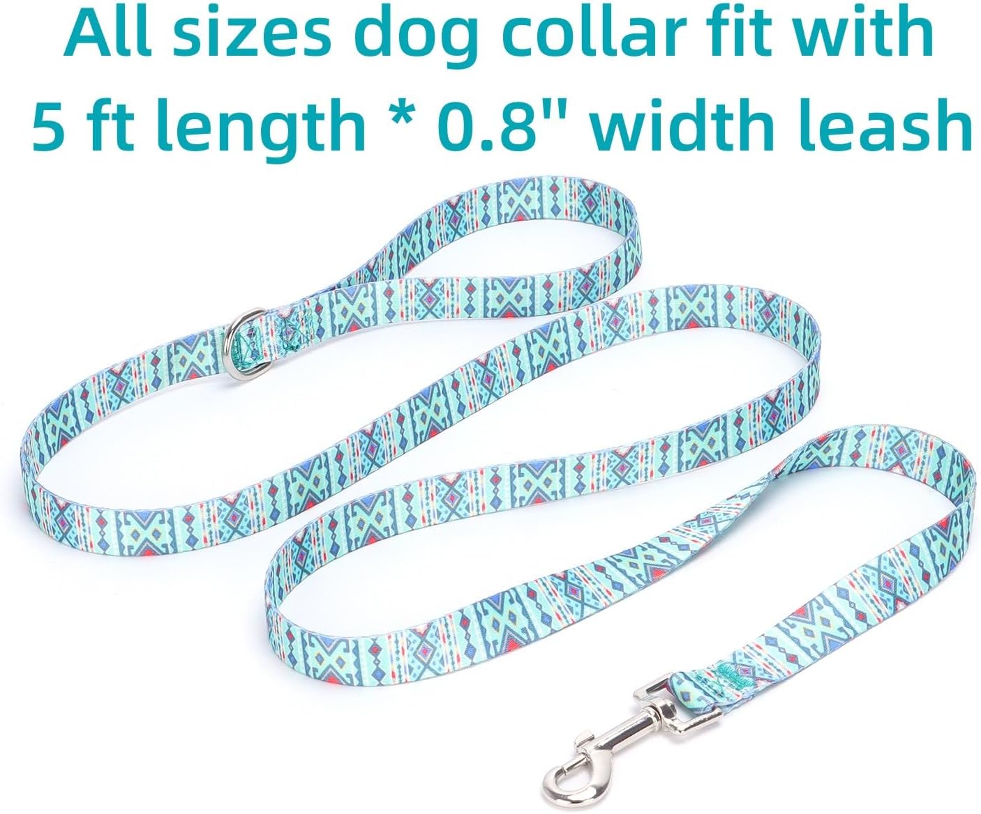 Moonpet Personalized Custom Customized Dog Collars Leash Airtag Holder Case Set with Engraved ID Name Plate Phone Number for Puppy X-Small Small Medium Large X-Large Boy Girl Dogs-Maya -S